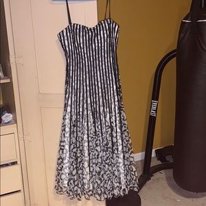 Black and white cache dress